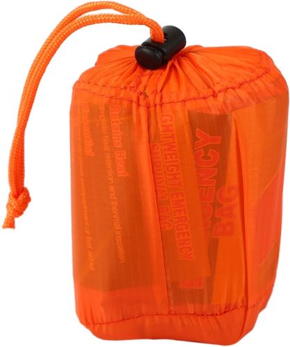 Аварійний спальний мішок Emergency Sleeping Bag багаторазовий водонепроникний рятувальний термомешок, спальник з фольги для екстремальних умов