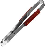 Набір приладдя Kemping Slim G-05 3в1 вилка лопатка щипці для барбекю, Кулінарний комплект GP-4280 3 предмети для пікніка з нержавіючої сталі