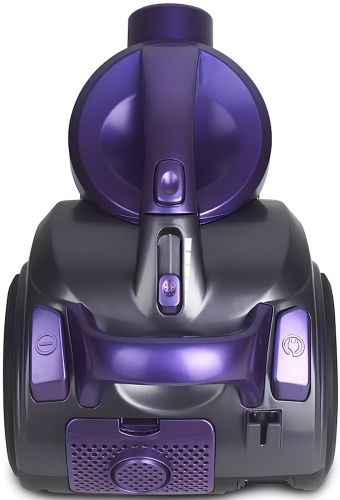Вакуумний контейнерний пилосос Bitek BT-8662P 2 в 1 з циклонним фільтром, регулятором потужності і насадками для сухого прибирання 3 л 1200W Фіолетовий