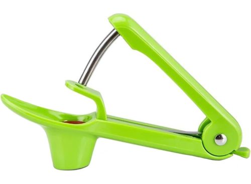 Машинка для видалення вишневих кісточок Cherry Olive Pitter ручний прилад видавлювач, вишнедавка для відділення кісточок вишні та черешні Зелена