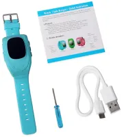 Розумний дитячий смарт-годинник Smart Baby Watch Excelvan Q50 з функцією GPS трекера, наручний смарт-годинник з SIM-картою 320мАг IOS Android