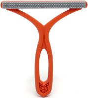 Двусторонняя щетка для удаления шерсти животных Dual-purpose Brush Hairball Buster SF246 скребок для чистки ворса и катышков с мебели и ковров