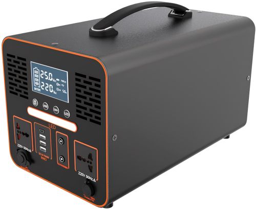 Портативна зарядна станція Sine 9563 600W 40A універсальна електростанція з чистою синусоїдою для зарядки і підключення техніки 220В USB Type-C