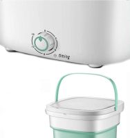 Складна силіконова пральна машинка відро Folding Washing Machine Maxtop BX-3, компактна переносна побутова міні машина SZ - 588 для прання 7399