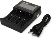 Зарядний пристрій для акумуляторів LiitoKala Lii-PD4 універсальна зарядка c LCD дисплеєм індикатором для батарейок 18650 на 4 акумулятори