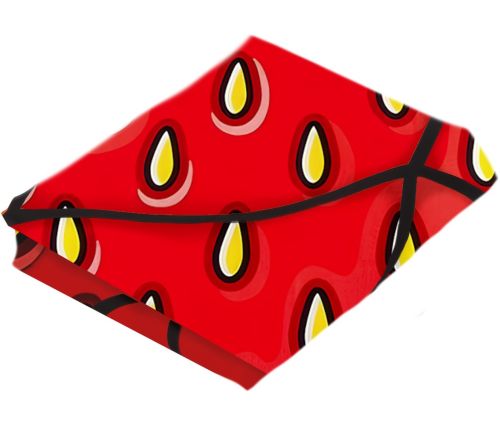 Пляжне 3D покривало Bigmouth Beach Blanket Strawberry YX0012 безворсовий пляжний килимок 152х122 см підстилка рушник для пікніка і пляжу Полуниця