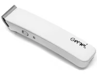 Аккумуляторная машинка для стрижки волос Gemei GM-717 беспроводной мужской триммер для окантовки бороды и усов со сменными насадками и подставкой