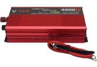 Автомобільний інвертор V-TEK VDK-4000W 12V - 220V з LED-екраном і USB роз'ємом, Авто перетворювач напруги струму від прикурювача і акумулятора