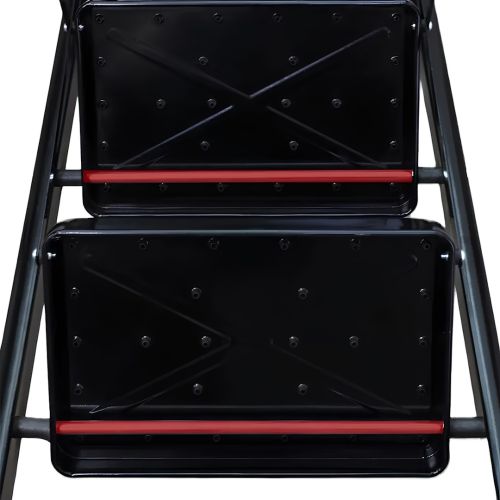 Складна драбина на 3 ступені Mastar 3 Step Ladders до 150 кг розкладна триступенева одностороння сходи з антиковзаючим покриттям 84х40 см