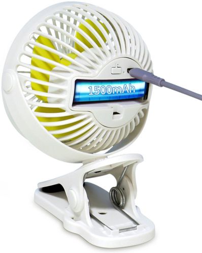 Настільний вентилятор на прищіпці Small Fan WX - 6507 портативний міні-вентилятор, охолоджувач повітря на акумуляторі з затискачем 3 режими роботи USB