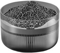 Зволожувач повітря нічник Вулкан Volcano Humidifier K3 2 л настільний ультразвуковий аромадифузор з ефектом полум'я і світлодіодним LED підсвічуванням