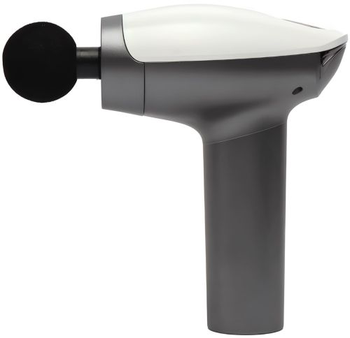Ручний ударний масажер для м'язів Massage Gun Maxtop MP-921 25W 1500мач акумуляторний подвійний пістолет вібромасажер для всього тіла з дисплеєм USB