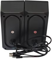 Комп'ютерні колонки Music D.J. M-110C дротова акустична система з вбудованим підсилювачем для ПК і ноутбука зі світлодіодним RGB підсвічуванням USB