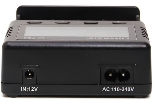 Зарядний пристрій для акумуляторів LiitoKala Lii-PD4 універсальна зарядка c LCD дисплеєм індикатором для батарейок 18650 на 4 акумулятори