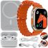 Комплект Aemax 3 в 1 наручные Смарт часы Smart Watch RM22 вакуумные Bluetooth наушники AirPods Pro и беспроводной power bank MagSafe для телефона