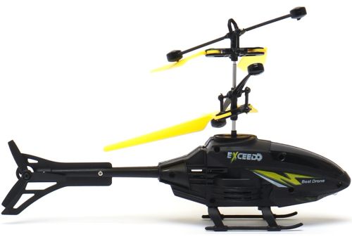 Літаючий вертоліт на радіокеруванні Dynamic Helicopter LH - 1804 2 в 1 акумуляторна дитяча іграшка з управлінням браслетом і підсвічуванням USB LH1804