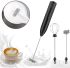 Аккумуляторный капучинатор 2в1 Coffe mixer 918D, Ручной мини миксер для взбивания молока и сливок, беспроводной венчик вспениватель с USB-зарядкой