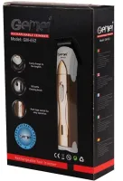 Аккумуляторная машинка для стрижки Gemei GM-652 3W беспроводной мужской триммер для окантовки бороды и усов
