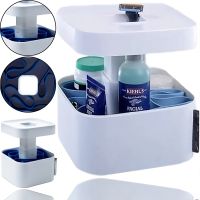 Мужской раскладной органайзер бокс Men's Storage Box 20x20x12 см для хранения мелочей в ванную, Косметическая коробка для принадлежностей Белый