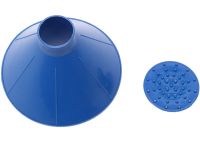 Автомобильный скребок лейка для снега и льда Glass Snow Loader 3 в 1 конусная щетка очиститель, ледокол для очистки лобового стекла авто Синяя