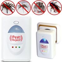 Ультразвуковий відлякувач комах і гризунів Pest Reject aid електромагнітний пристрій для знищення мишей тарганів комарів прилад в розетку