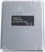 Великі ювелірні ваги 0.1 гр до 3000 гр Domotec MS-1729A з LCD-дисплеєм Matarix MX-464 на 3 кг портативні цифрові ваги з підсвічуванням і кришкою
