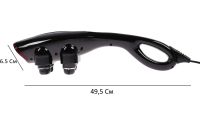 Електричний ручний масажер Quad Action Percussion Massager TK-88 - 2 для всього тіла 28 Вт, 12 в 1, вібраційний м'язовий мультімассажер для спини