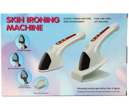 Масажер зволожувач з мікрострумами Skin Ironing Machine XL-2308 світлодіодний апарат розпарювач для видалення зморщок і ліфтингу обличчя та шиї LY-76