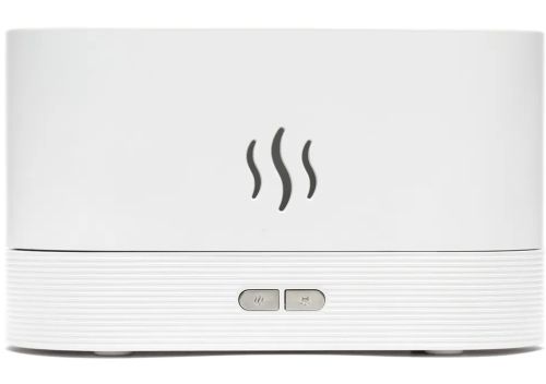 Зволожувач повітря Flame Aroma Diffuser EL - 96W дифузор ефірного масла з імітацією полум'я диму настільний ароматизатор 7 кольорів підсвічування HY01