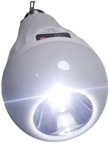 Світлодіодна кемпінгова лампочка Світильник LED Emergency Lamp Z-725 15W аварійний світильник в патрон E27 з акумулятором 18650 і гачком CK8039