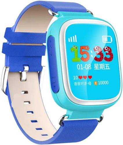 Розумні дитячі смарт годинник Smart Baby Watch Excelvan Q60 з функцією GPS трекера, наручні смарт-годинник з SIM-картою 400 мАг IOS Android
