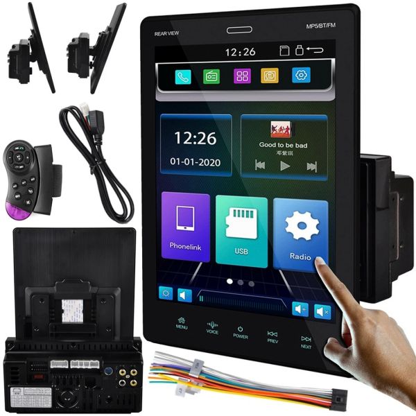Автомагнітола 2din Tesla Style 9520 Wi-Fi Bluetooth USB GPS Магнітола Android з сенсорним екраном 9.5 дюймів і пультом на кермо в машину RAM 128 Мб