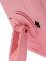 Косметичне сенсорне дзеркало для макіяжу Magic MakeUp Mirror обертається на 180 настільне дзеркало на підставці з підсвічуванням 22 LED USB Рожеве