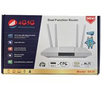 Беспроводной LTE маршрутизатор Dual Function B828 4G/5G 300 Мбит/с со слотом для SIM карты, аккумуляторный Wi-Fi роутер до 300Mb/s 4 внешние антенны