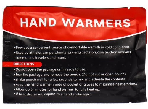 Хімічна грілка для рук hand Warmers портативні одноразові самонагревающиеся грілки до 8 годин термохімічний обігрівач для зігрівання тіла