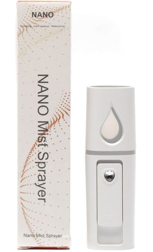 Зволожувач для шкіри обличчя Nano Mist Sprayer RK-L6 портативний Нано-розпилювач з підсвічуванням, спрей розпилювач з резервуаром для води 30 мл USB