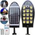 Вуличний ліхтар на сонячній батареї Solar Street Lamp W7102B-5 акумуляторний світлодіодний LED світильник з пультом і датчиком руху на стовп