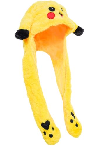 Світиться Звірошапка Bambi, Pikachu ZB-15 з довгими рухаються вушками і світлодіодним LED підсвічуванням, дитячий карнавальний головний убір іграшка ZB-16