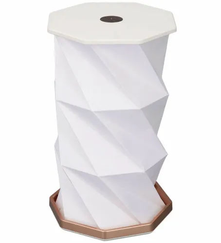 Настільний складаний нічник Rotating Lamp XZ-06 акумуляторний розкладний світильник, паперова лампа трансформер із сенсорним керуванням від USB