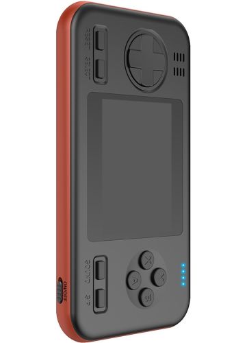 Портативна ігрова Ретро консоль G - 416 2 в 1 приставка з акумулятором повербанк Power Bank 8000mAh на 416 вбудованих ігор Денді, Super Mario, 8 bit