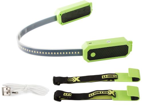 Підсвічування для капота автомобіля Emergency Light Strip m3 Світлодіодна гнучка LED стрічка з ременями світильник на акумуляторі в авто для гаража