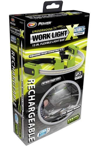 Підсвічування для капота автомобіля Emergency Light Strip m3 Світлодіодна гнучка LED стрічка з ременями світильник на акумуляторі в авто для гаража