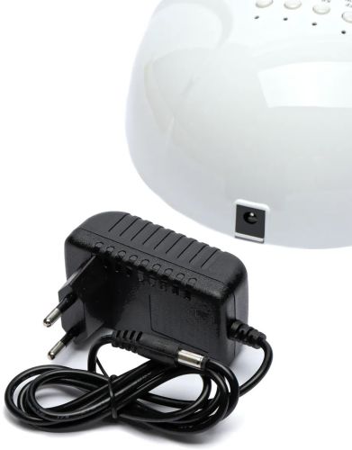 Професійна лампа для манікюру і педикюру SUNone Nail Lamp 48W UV LED з таймером White апарат для сушіння гель лаку і гелю для нігтів Білий