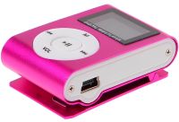 Міні MP3-плеєр Toto TPS - 02 With Display Earphone портативний медіа плеєр з LCD дисплеєм і кліпсою для кріплення MP3 WMA microSD USB 48Х28Х12 см