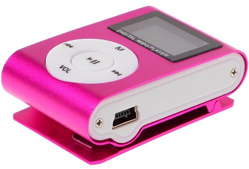 Міні MP3-плеєр Toto TPS - 02 With Display Earphone портативний медіа плеєр з LCD дисплеєм і кліпсою для кріплення MP3 WMA microSD USB 48Х28Х12 см