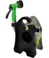 Садовий поливальний набір Roll Garden Hose Reel LY-907 водяний шланг 10 м на котушці з пістолетом розпилювачем 3/8" комплект для поливу 7 режимів