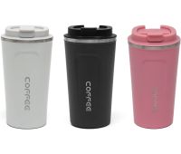 Термогорнятко з датчиком температури Coffee Mugs SW-1811 510 мл термочашка з нержавіючої сталі, термос із цифровим сенсорним LED дисплеєм EL-1810