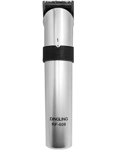 Аккумуляторная машинка для стрижки Dingling RF-608 беспроводной мужской триммер для окантовки бороды и усов на подставке
