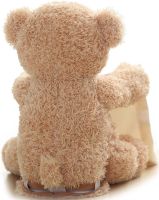 М'яка дитяча іграшка Peekaboo Bear Плюшевий ведмедик 33 см музичний інтерактивний грає в хованки говорить ведмідь від 6 місяців Пікабу Бежевий 