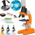 Дитячий мікроскоп Scientific Microscope OEM 1013A - 1 з зумом 1200х для наукових досліджень Лабораторія HA - 148 зі збільшенням і набором для дослідження